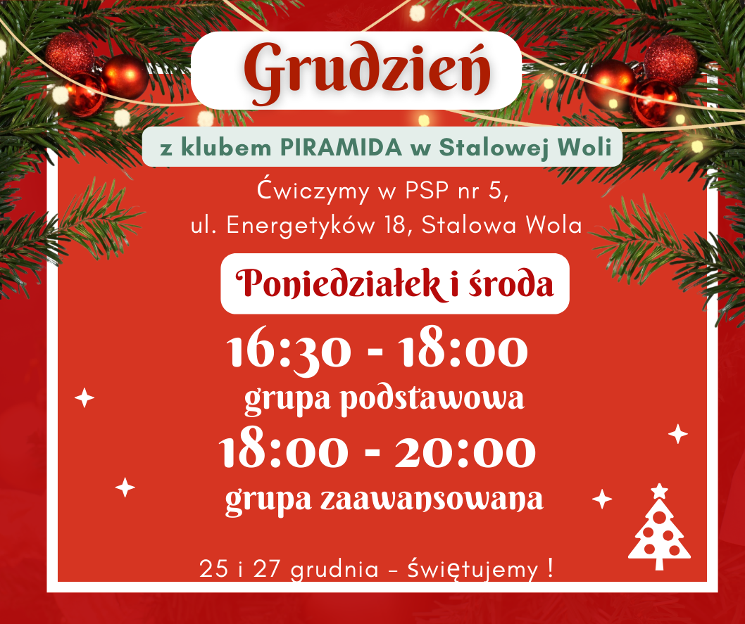 Plan na grudzień